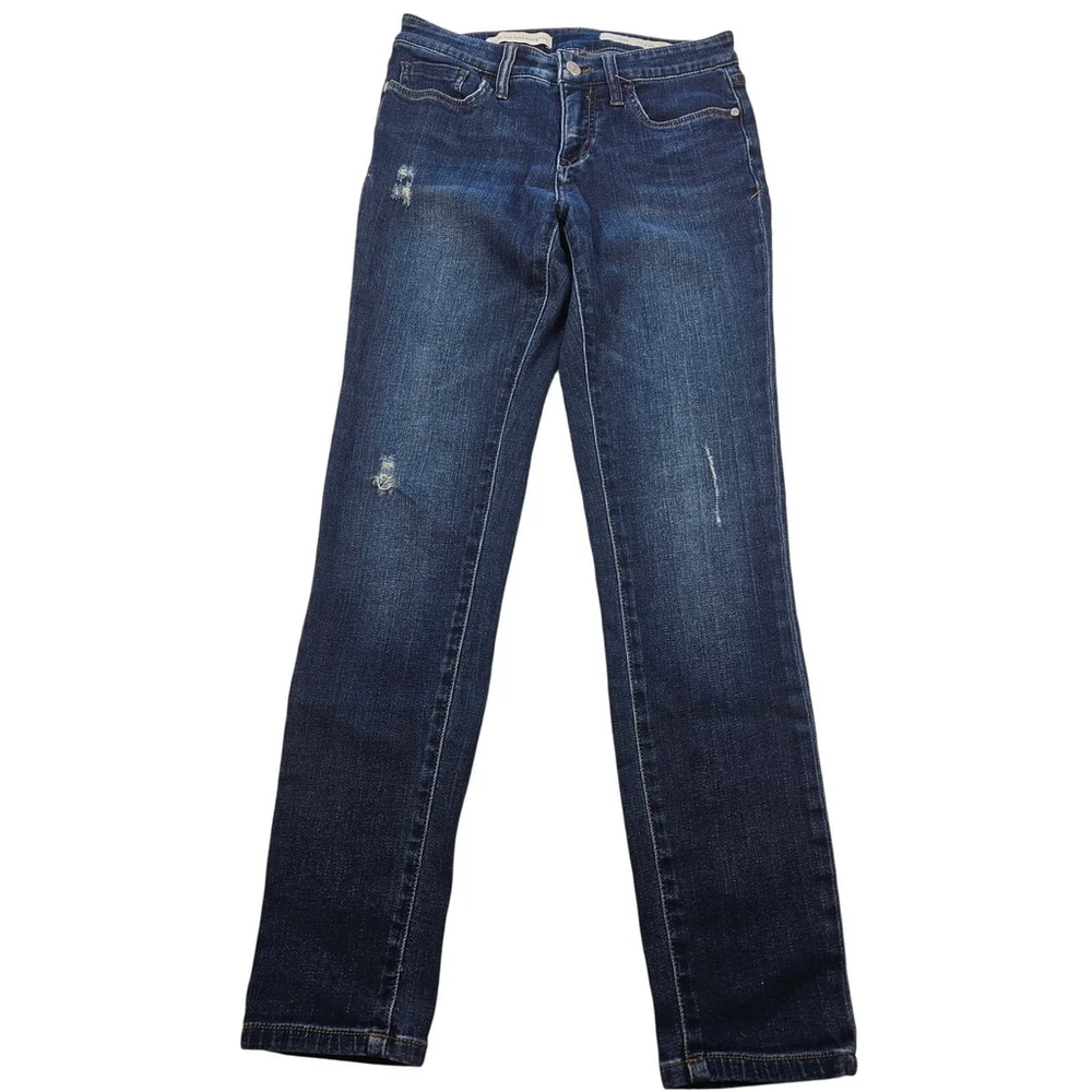 Pilcro Stet Mid Rise Jeans Cropped Ankle Size 26 Stretch